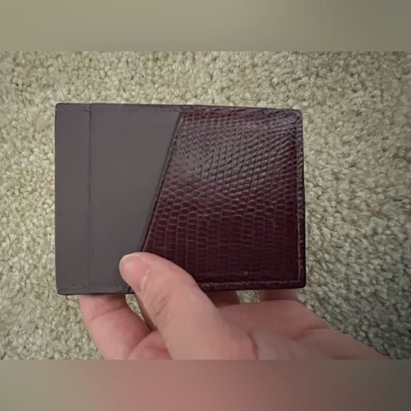 Vianel card holder genuine lizard skin - Picture 3 of 4